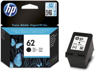 HP 62 Original Druckerpatrone (für HP OfficeJet 200, 5740; HP ENVY 5540, 5640, 7640) schwarz