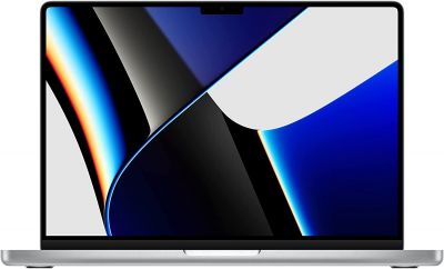 2021 Apple MacBook Pro (14", Apple M1 Pro Chip mit 8‑Core CPU und 14‑Core GPU, 16 GB RAM, 512 GB SSD) - Silber 