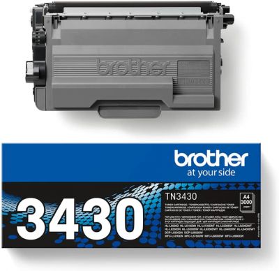 Brother Original Tonerkassette TN-3430 schwarz (für Brother HL-L5000DN, HL-L5100DN, HL-L5100DNT, HL-L5100DNTT, HL-L5200DW, DCP-L5500DN, MFC-L5700DN, MFC-L5750DW) 