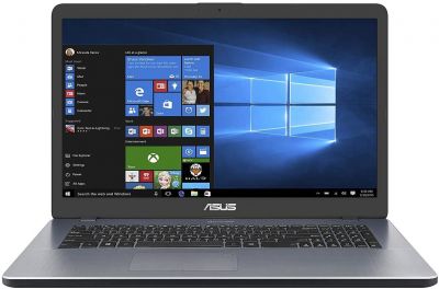 ASUS SSD (17,3 Zoll HD++) Notebook (AMD A4-9125 2x2.60 GHz, 8GB DDR4, 512 GB SSD, 4GB Radeon R3 Graphics, HDMI, Webcam, Bluetooth, USB 3.0, Windows 10, MS Office 2010 Starter) #6568 
