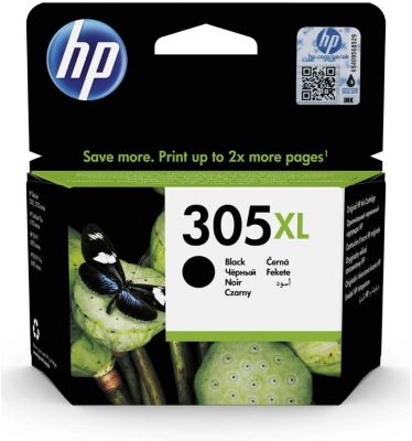 HP 305XL Schwarz Original Druckerpatrone mit hoher Reichweite für HP DeskJet, HP DeskJet Plus, HP ENVY, HP ENVY Pro