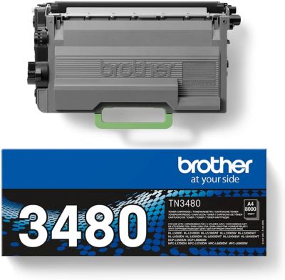 Brother Original Tonerkassette TN-3480  (für Brother HL-L5000DN, HL-L5100DN, HL-L5100DNT, HL-L5100DNTT, HL-L5200DW, DCP-L5500DN, MFC-L5700DN, MFC-L5750DW)