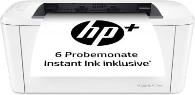 HP Laserjet M110we Laserdrucker, Monolaser (HP+, Drucker, WLAN, Airprint, Schwarz-weiß-Drucker) inklusive 6 Probemonate HP Instant Ink 