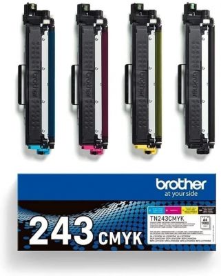 Brother TN-243CMYK Original Tonerkartusche Druckt bis zu 1000 Seiten