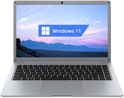 Jumper Notebook 14 Zoll, Intel Celeron Laptop mit Windows 11, 12GB LPDDR4 256GB SSD, Intel UHD 600, FHD 1920x1080P, 2,4G+5G WLAN, BT4.0, USB 3.0, QWERTZ Tastaturfolie-Layout 