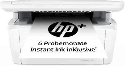 HP Laserjet M140we Multifunktions-Laserdrucker, Monolaser (HP+, Drucker Scanner, Kopierer, Duplex-Druck, DIN A4, WLAN, Airprint, Schwarz-weiß-Drucker) inklusive 6 Probemonate HP Instant Ink 