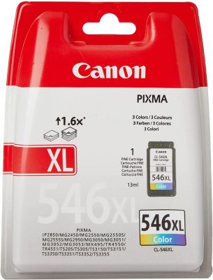 Canon Tintenpatrone CL-546 XL CMY - Mehrfarbig 13ml (cyan magenta yellow) ORIGINAL für PIXMA Drucker