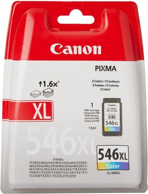 Canon Tintenpatrone CL-546 XL CMY - Mehrfarbig 13ml (cyan magenta yellow) ORIGINAL für PIXMA Drucker