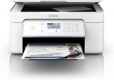 Epson Expression Home XP-4155 3-in-1-Tintenstrahl-Multifunktionsgerät, Drucker (DIN A4, Scanner, Kopierer, WiFi, Einzelpatronen, Duplex, 6,1 cm Display), Amazon Dash Replenishment-fähig, weiß 