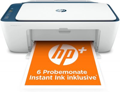 HP DeskJet 2721e Multifunktionsdrucker (HP+, Drucker, Scanner, Kopierer, WLAN, Airprint) inklusive 6 Monate Instant Ink, Blau 