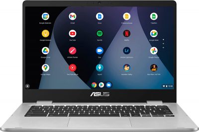 ASUS Chromebook C423 C423NA-BV0533 (14,0 Zoll, HD (1366x768), Anti Glare, Intel Celeron N3350 Processor, 1.1 GHz, 4G LPDDR4 RAM, 64G eMMC, Intel HD Graphics 500, Chrome) Silver 