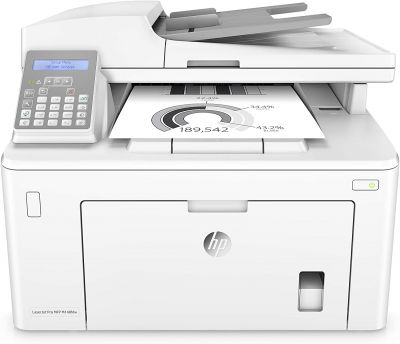 HP LaserJet Pro M148fdw Laser Multifunktionsdrucker (Schwarzweiß Drucker, Scanner, Kopierer, Fax, WLAN, AirPrint) weiß 