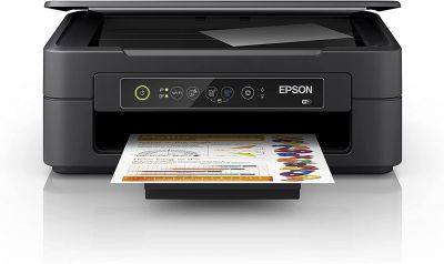 Epson Expression Home XP-2150 3-in-1-Tintenstrahl-Multifunktionsgerät, Drucker (DIN A4, Scanner, Kopierer, WiFi, Einzelpatronen), Amazon Dash Replenishment-fähig, schwarz, 390x300x146mm 