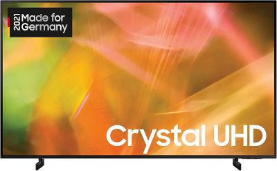Samsung Crystal UHD 4K TV 43 Zoll (GU43AU8079UXZG), HDR, AirSlim, Dynamic Crystal Color [2021] [Energieklasse G]
