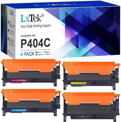 LxTek CLT-P404C 404S Tonerkartusche Kompatibel für Toner Samsung C480W CLT-404S CLT-Y404S CLT-K404S CLT-C404S M404S für Xpress SL C480FW C430W C48X C480FN C480 C430W C430 C432W C432 C433W (4er-Pack) 