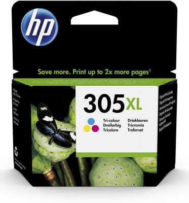 HP 305XL Farbe Original Druckerpatrone mit hoher Reichweite für HP DeskJet, HP DeskJet Plus, HP ENVY, HP ENVY Pro