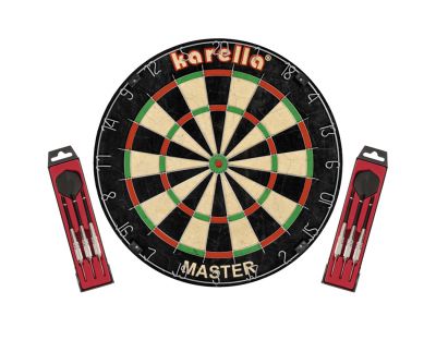 Dartboard Karella Set, Board + 2 Set Steeldart ST-1