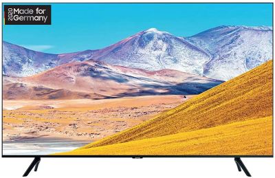 Samsung TU8079 108 cm (43 Zoll) LED Fernseher (Ultra HD, HDR10+, Triple Tuner, Smart TV) [Modelljahr 2020] [Energieklasse G]