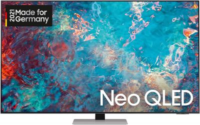Samsung Neo QLED 4K TV QN85A 55 Zoll (GQ55QN85AATXZG), Quantum HDR 1500, Quantum-Matrix-Technologie, Ultra Viewing Angle [2021] [Energieklasse F]
