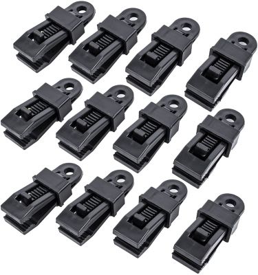 ProPlus 135740800_SML Vorzeltteppich Clips, 12 Stück 