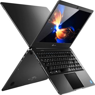 LincPlus Notebook 14 Zoll Intel Celeron N3350 4GB RAM 64GB eMMC erweiterbar bis zu 512GB durch SSD Dünn Metall mit Windows 10 S Laptop QWERTZ DE Tastatur Ultrabook 
