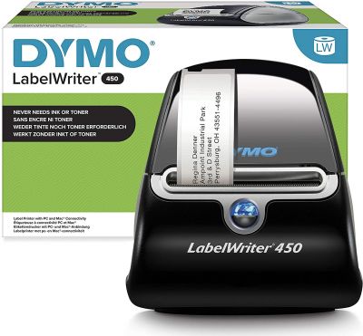 DYMO LabelWriter 450 Etikettendrucker | für bis zu 51 Etiketten/Minute | 300 dpi. Thermodirekt Etikettiergerät | USB | für LW Etiketten bis 60mm Breite