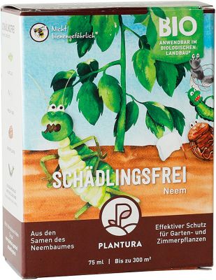 Plantura Bio-Schädlingsfrei Neem, effektive Schädlingsbekämpfung mit Neem, 75 ml 