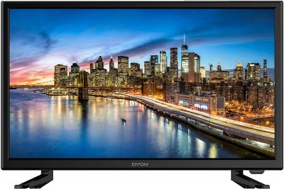 DYON Live 22 Pro 54,6 cm (22 Zoll) Fernseher (Full-HD, Triple Tuner (DVB-C/-S2/-T2), Hotelmodus, PC-Monitor-Anschluss) [Energieklasse F]