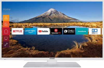 Telefunken XF43G511-W 109 cm (43 Zoll) Fernseher (Full HD, Triple Tuner, Smart TV, Prime Video) [Energieklasse A++]