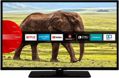 JVC LT-43VF5955 43 Zoll Fernseher (Smart TV, Prime Video / Netflix / YouTube, Full HD, Bluetooth, Works with Alexa, Triple-Tuner) [Energieklasse E]